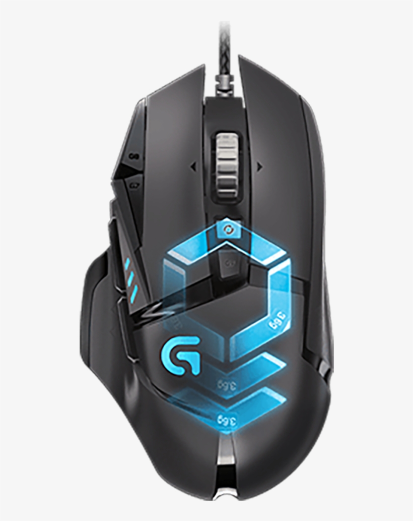Logitech G502 Proteus Spectrum Rgb Tunable Gaming Mouse - Mouse Logitech G502 Proteus Spectrum, transparent png #2387979