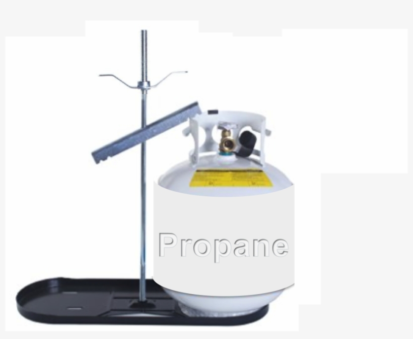 Propane Tank Mounting Kit - Flame King (kt20mnt) Dual Rv Propane Cylinder Rack, transparent png #2387980