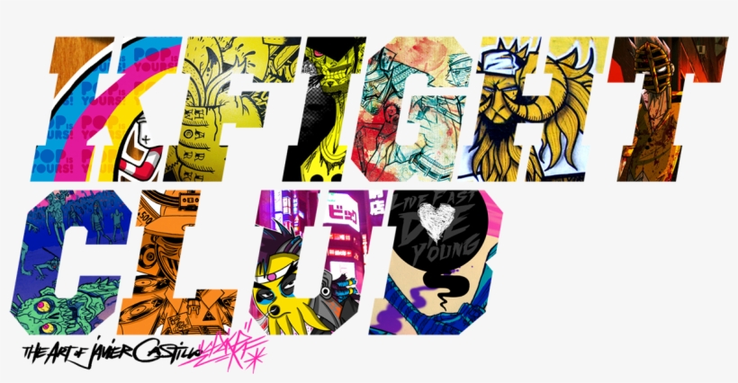 "kfight Club" The Art Of Javier Castillo "chiko Kf" - Graphic Design, transparent png #2388001