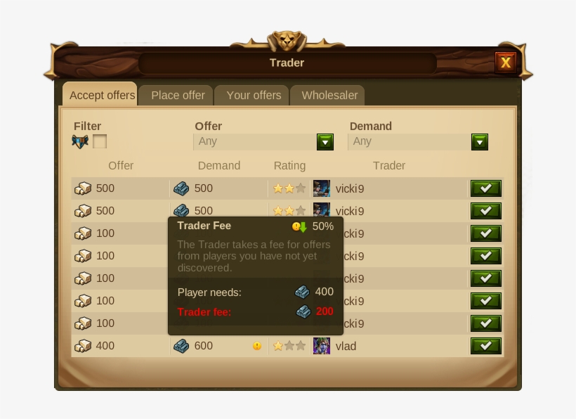 Trader-acceptoffers - Trader Elvenar, transparent png #2389027