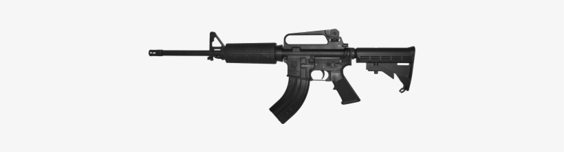 62 X 39mm Ar-15 - Ack, Llc Ring's Blue Guns Training M4 Commando Flat, transparent png #2389241