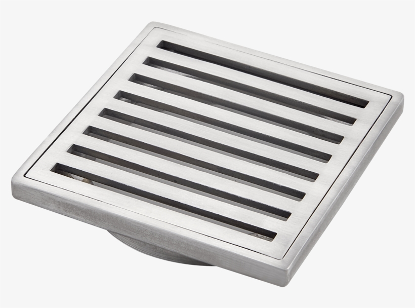 Kinetic 85 X 85mm Square Slotted Floor Grate - Grille, transparent png #2389352