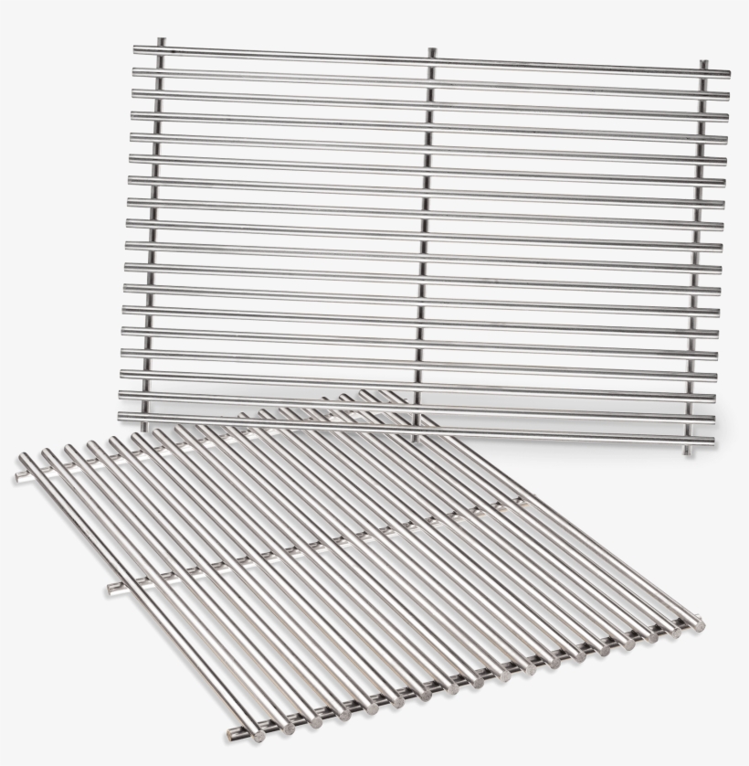 Cooking Grates - Weber Genesis 300 Series Stainless Steel Grates, transparent png #2389417
