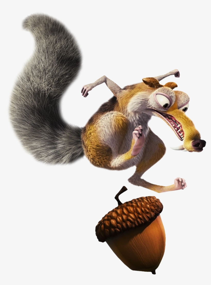 Ice Age Squirrel Glass Png Image - Scrat Ice Age, transparent png #2389878
