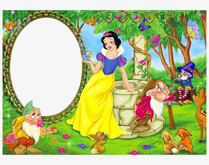 Molduras Branca De Neve - Snow White And Seven Drafts, transparent png #2390225