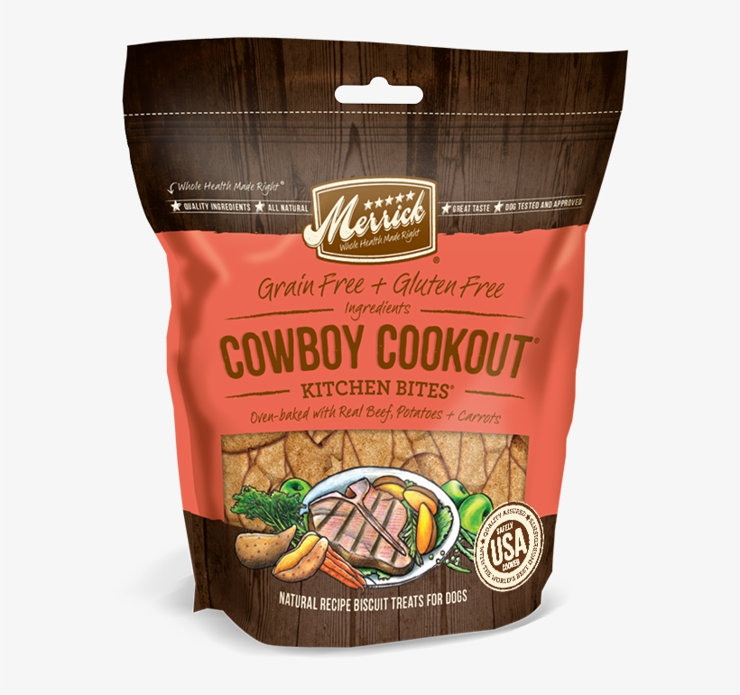 Kitchen Bites - Cowboy Cookout - Merrick Power Bites Rabbit, transparent png #2390262