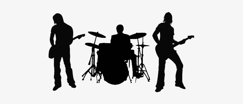 Banda Png - Rock Band Silhouette Png, transparent png #2390684