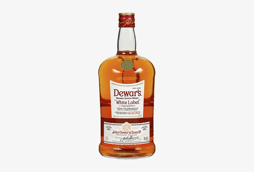 Dewar's White Label - Dewar's Scratched Cask Scotch - 750 Ml Bottle, transparent png #2390742