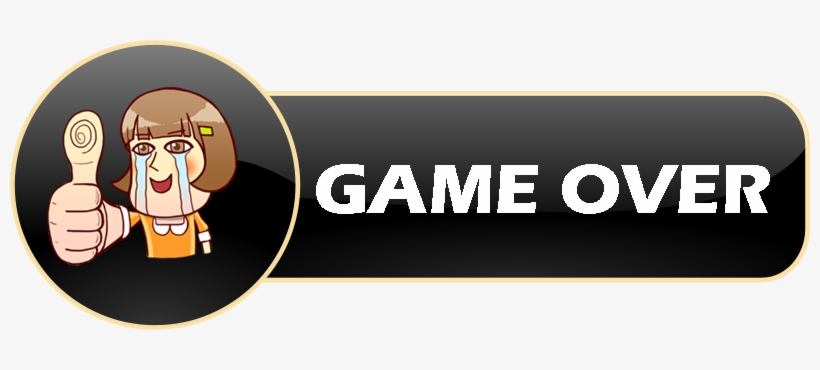 Buttongameover2 - Game Over Button Png, transparent png #2391454