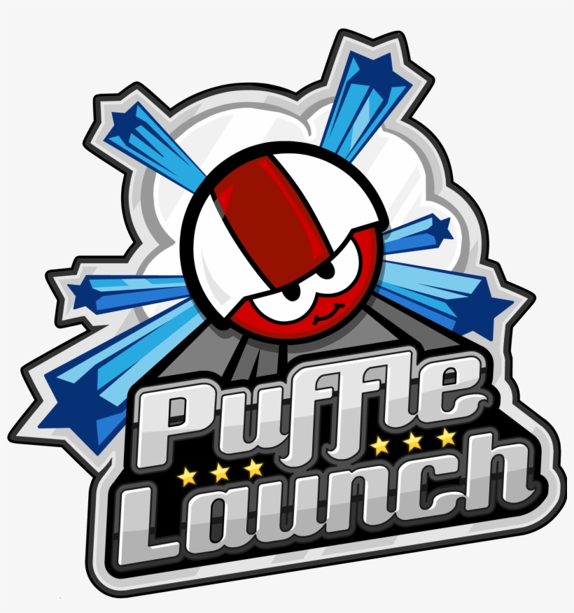 Puffle Launch - Club Penguin Puffle Launch Logo, transparent png #2391696