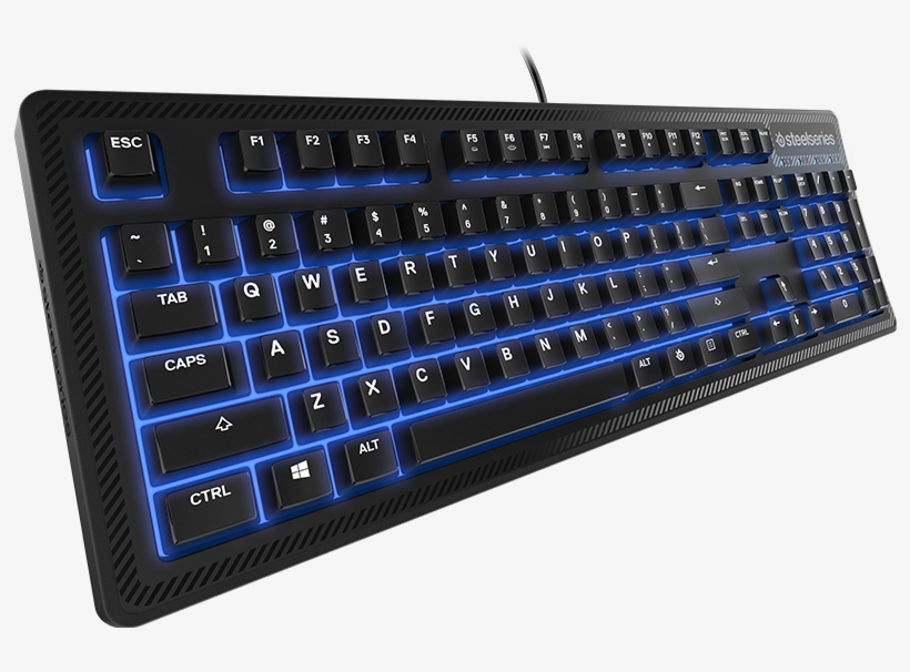 Products >keyboards >apex - Steelseries 64435 Apex 100 Gaming Keyboard, transparent png #2392087