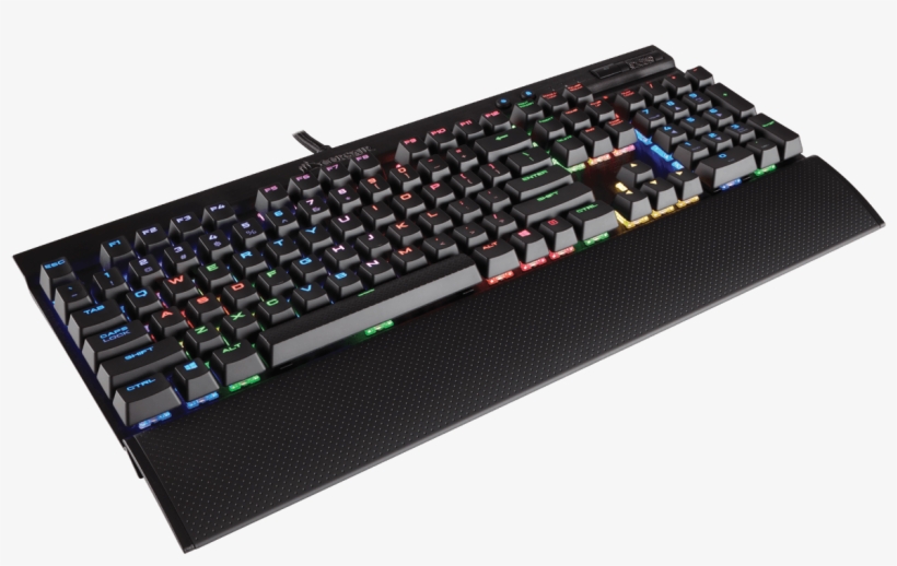Corsair K70 Lux Rgb Mechanical Gaming Keyboard Color - Corsair Gaming K55 Rgb Keyboard, transparent png #2392088