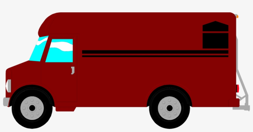 Collection Of Food Delivery Png High - Red Food Truck Clip Art, transparent png #2392215