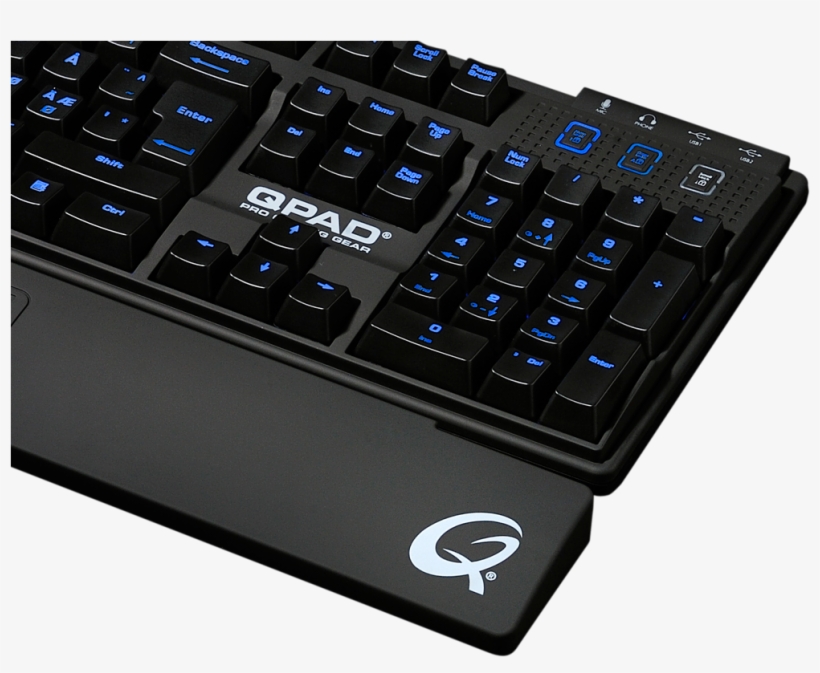 Closeup Rigthside Led - Qpad Keyboard Mk 80, transparent png #2392320