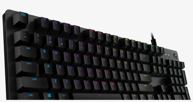 G512 Lightsync Rgb Mechanical Gaming Keyboard - Logitech G413 Wired Keyboard - Carbon, transparent png #2392336
