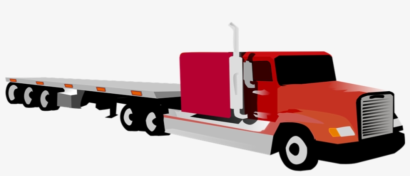 Truck-43056 960 - Truck Clip Art Flat, transparent png #2392375