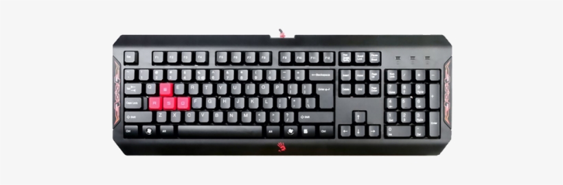 Bloody Wired Bloody Gaming Keyboard (q100), transparent png #2392524