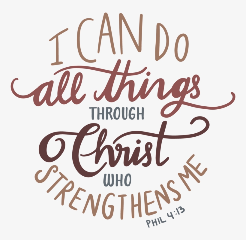 Philippians 4 13 Svg Free File, transparent png #2392575