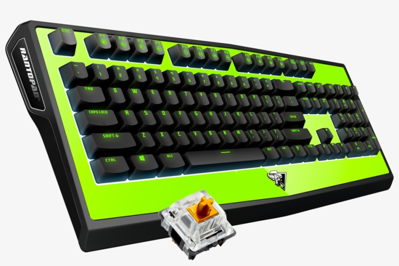 Mt Mechanical Gaming Keyboard Custom Gateron Black - Rantopad Mxx Chroma Rgb Backlight Gaming Mechanical, transparent png #2392690