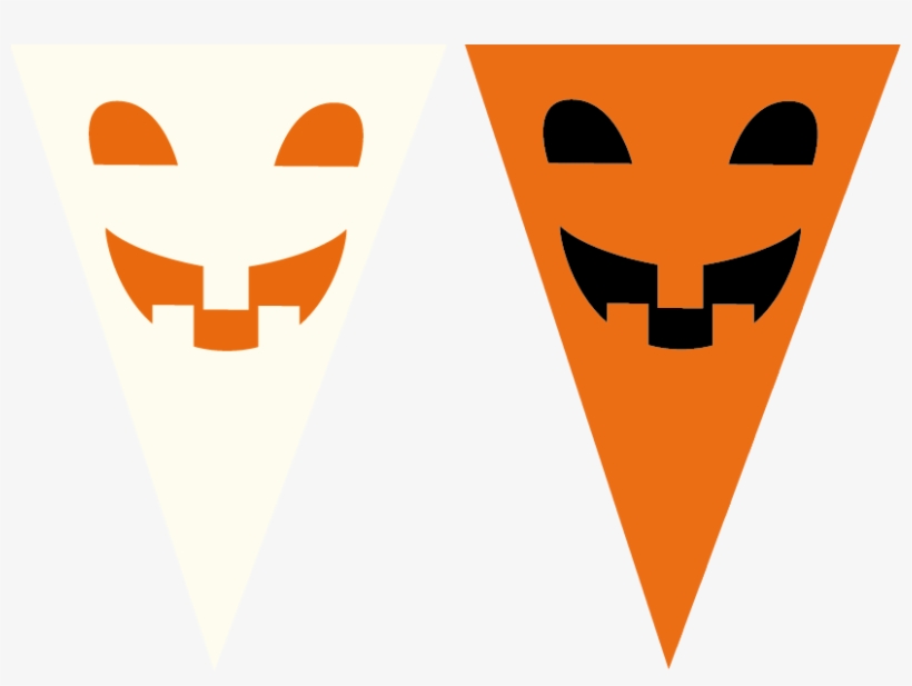 Banderines2 - Banderines De Halloween, transparent png #2392869