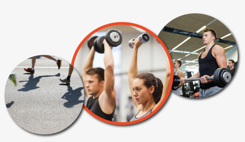 Circle Images Of People Doing Group Training - Powerlifting, transparent png #2393285