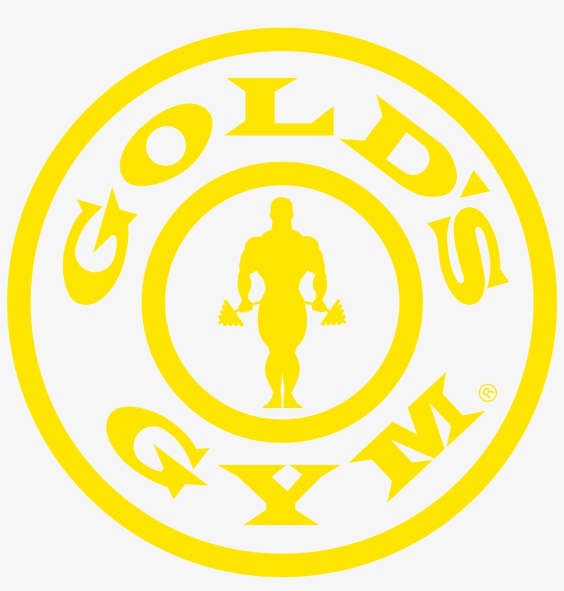 Gold's Gym Logo - Gold's Gym White Logo, transparent png #2393323