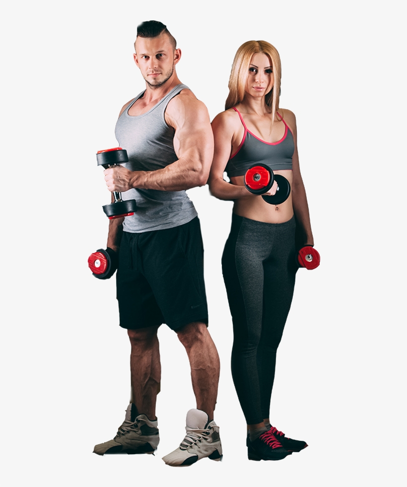 Html5 Video - Fitness Couple Png, transparent png #2393395
