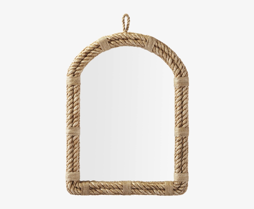 Serena & Lily Nautical Rope Arch Mirror Arch 170436 Free Transparent