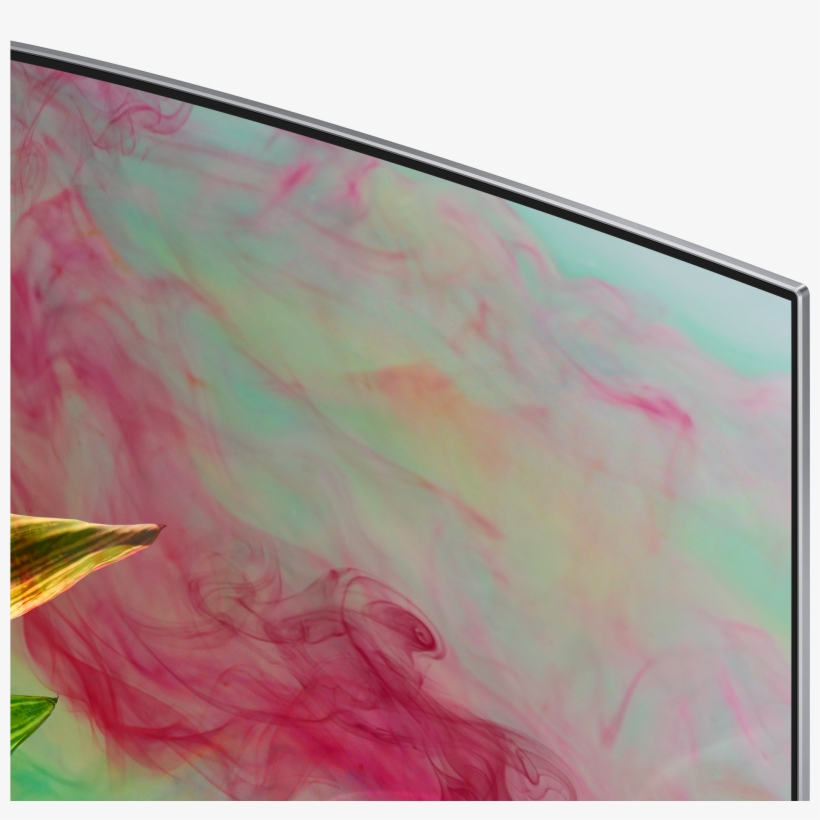 Samsung 55" Curved 4k Uhd Hdr Qled Smart Tv - Quantum Dot Display, transparent png #2394060