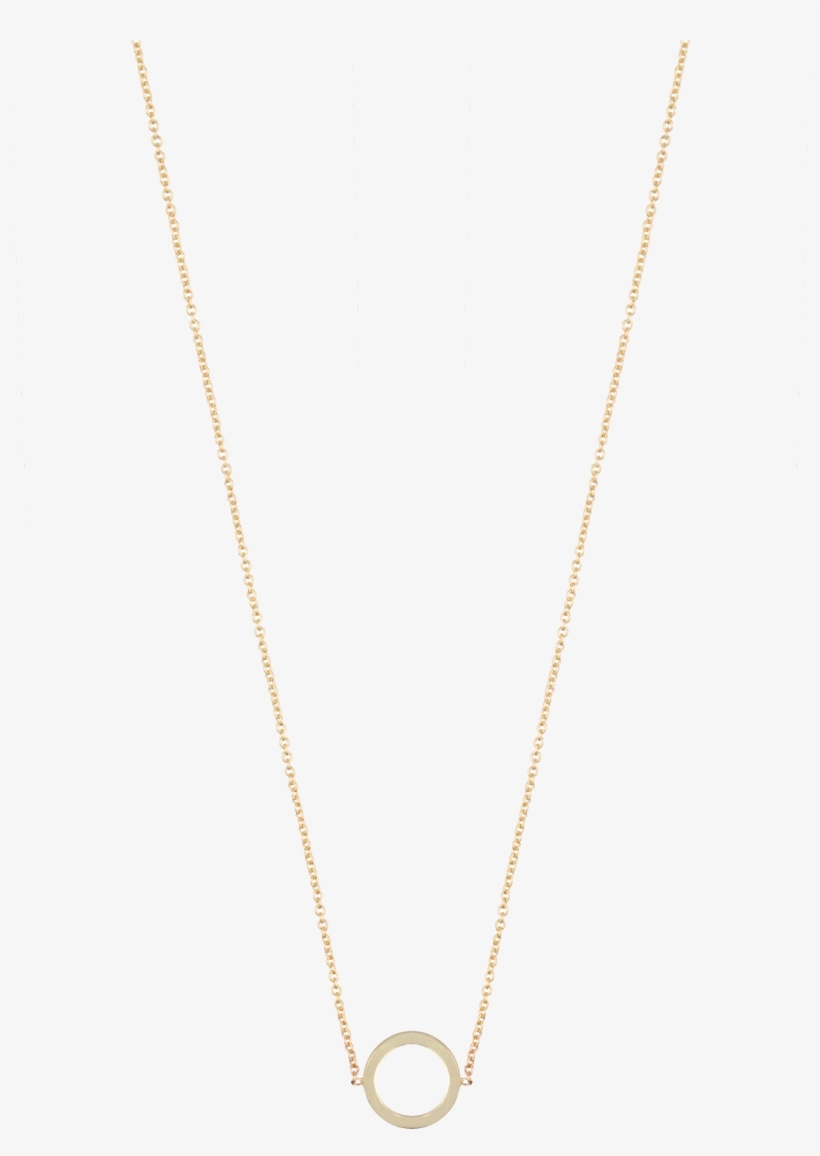 Iconic Necklace Open Circle - Silver Chain With Rudraksh, transparent png #2394309