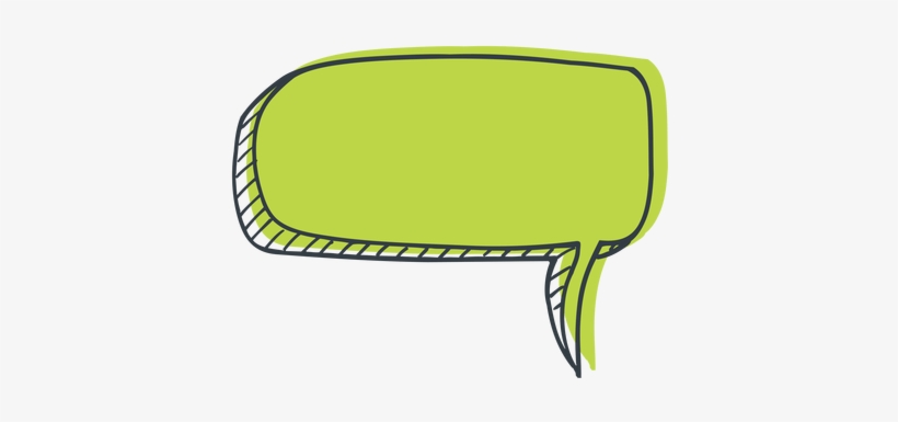 Burbuja De Diálogo Verde - Speech Bubble Png Cute, transparent png #2394336