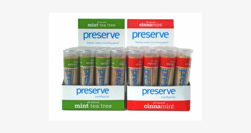 Buy Flavored Toothpicks 24-pack From Preserve Wholesale - Preserve Food Storage Container - Round - Mini - .aqua, transparent png #2394380