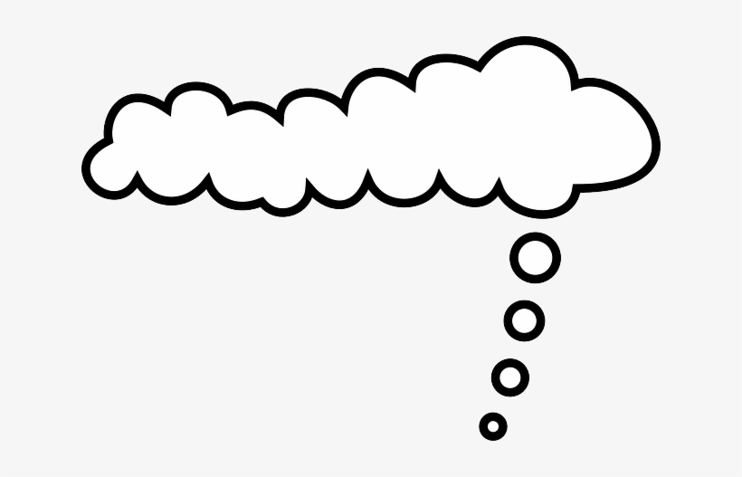 Cloud, Thinking, Clouds, Thought, Speech, Think, Talk - Comic Cloud, transparent png #2395315