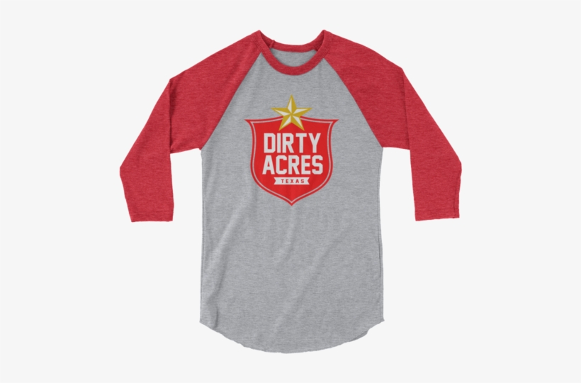 Lone Dirty Acres 3/4 Sleeve Raglan Shirt - At-at 3/4 Sleeve, transparent png #2395437