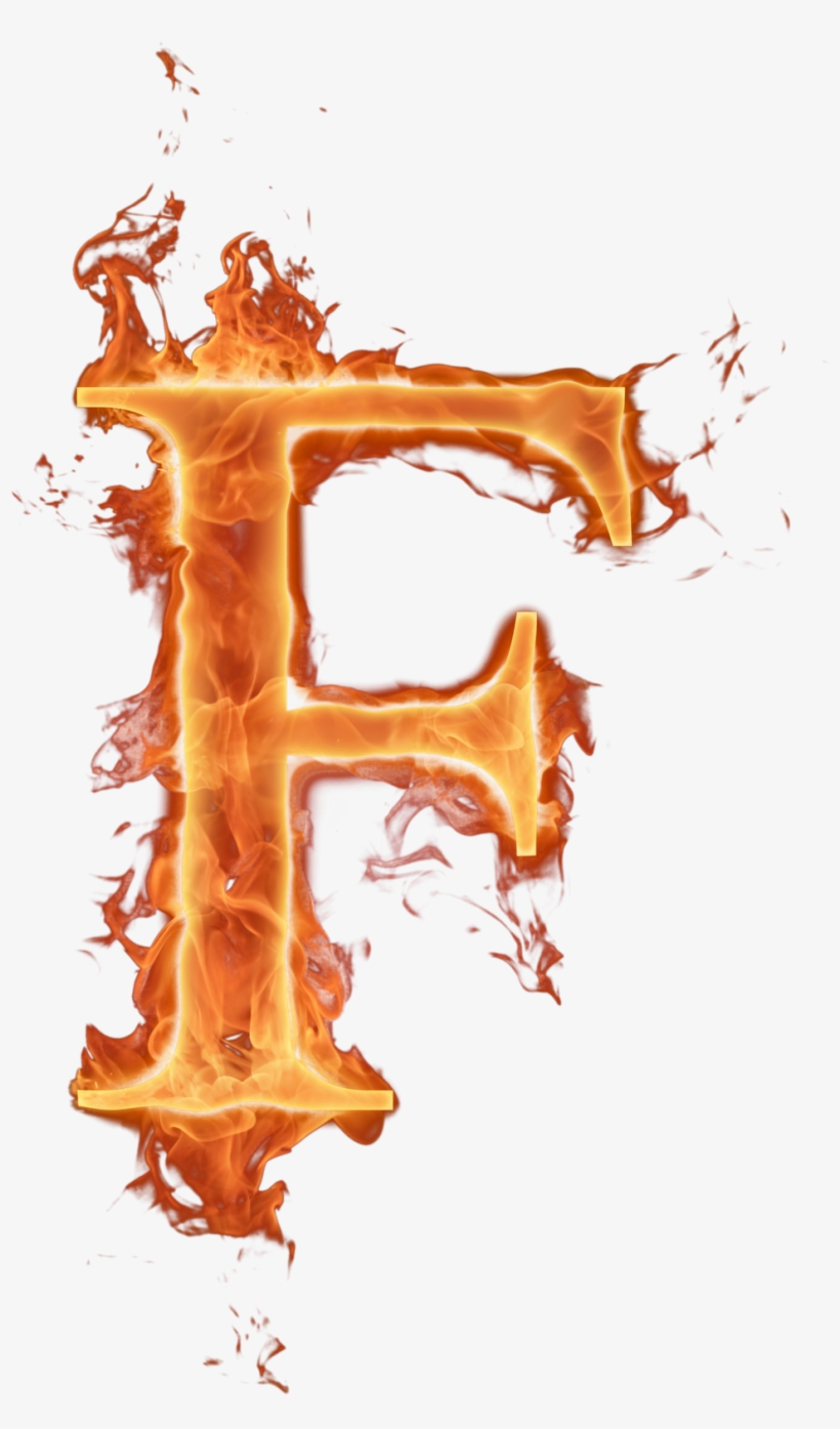 Visite A Galeria De Alfabetos Clicando Aqui Info - Fire Letters Png F, transparent png #2395787