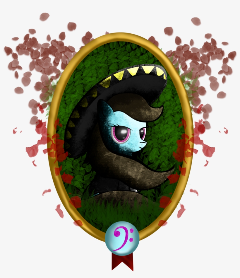Artist Miragepotato Beauty Brass Bust Earth Pony Hat - Petals Falling, transparent png #2396579