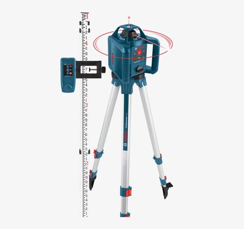 Grl 240 Hvck Rotary Laser Complete Kit - Bosch Laser Level Professional Grl 240 Hv, transparent png #2396742