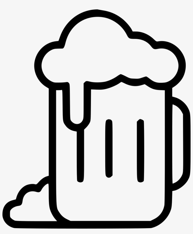 Drink Beer Alcohol Glass Cerveza Comments - Cerveza Icon Png, transparent png #2397567