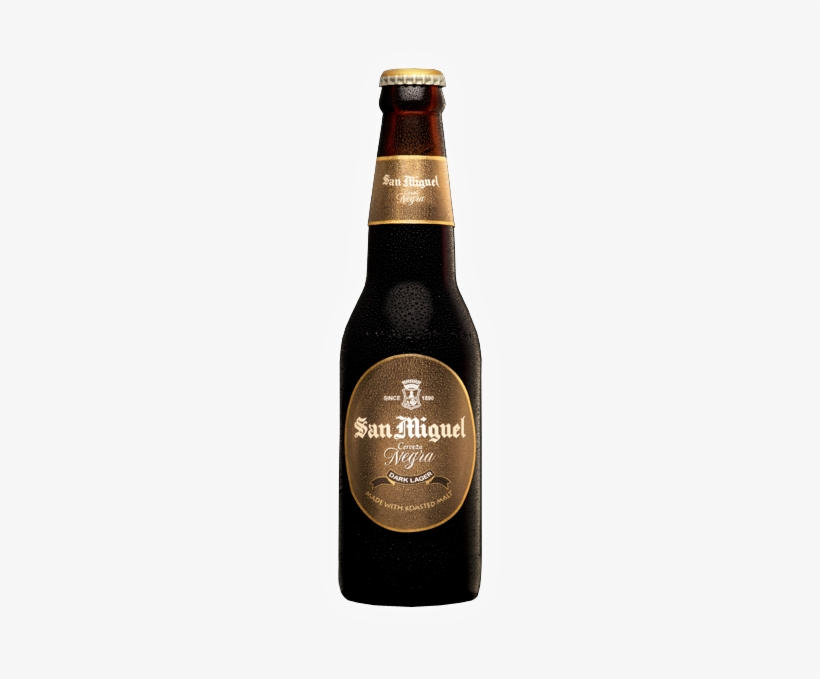 San Miguel Negra Beer, transparent png #2397729