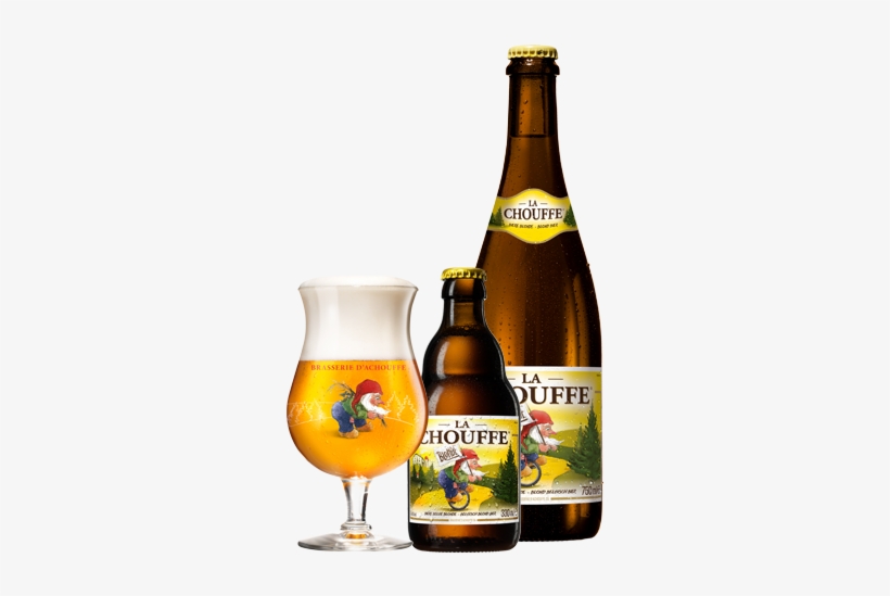 Tilt The Glass Slightly And Pour Out The Beer - La Chouffe Blond Ale, transparent png #2398172