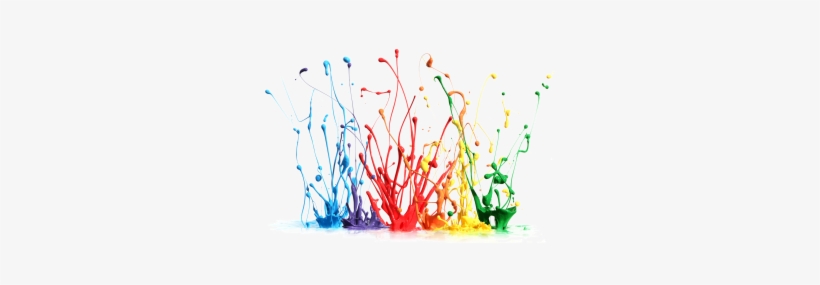 Colores - Colours Paint Splash, transparent png #2398370