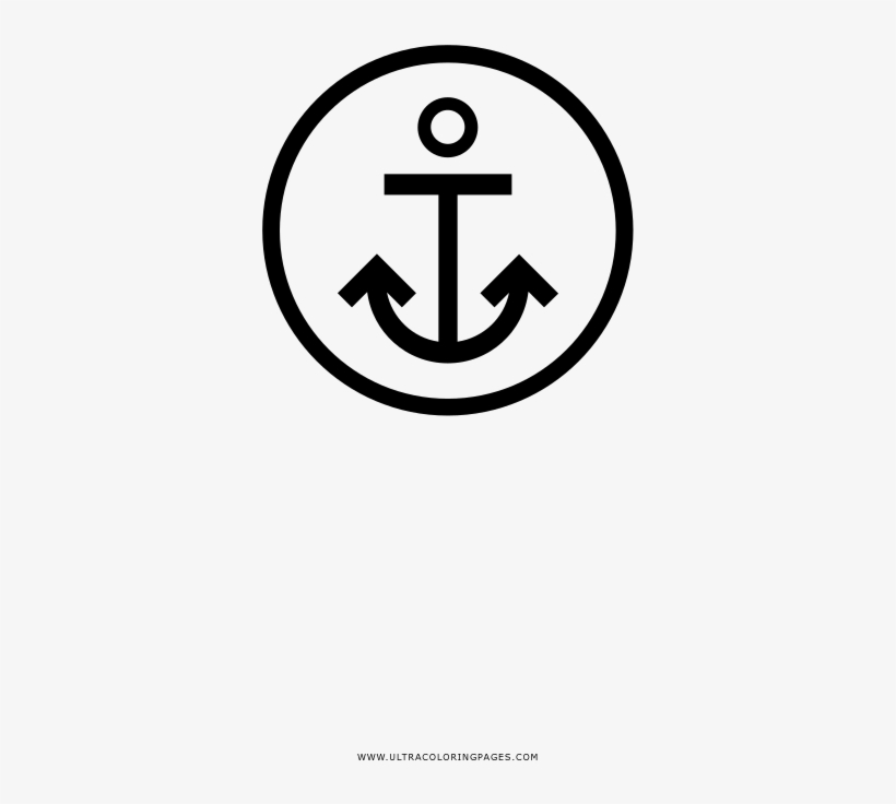 Ancla Página Para Colorear - Circle, transparent png #2398800