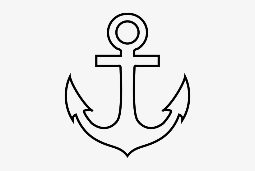 Anclas En Png - Dibujo De Un Ancla - Free Transparent PNG Download - PNGkey
