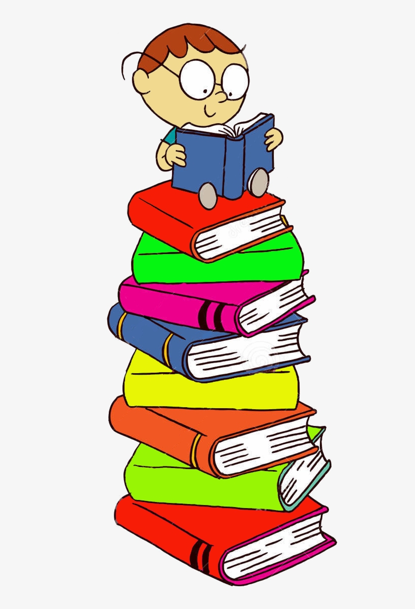 A Partir De 10 Años - Niño Con Libros Png, transparent png #2398977