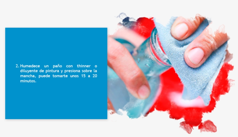Ten En Cuenta Que Para Quitar Manchas De Pintura En - Human Action, transparent png #2399059