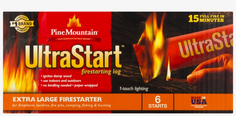 Pine Mountain Firestarters Ultrastart Firestarting, transparent png #2399564