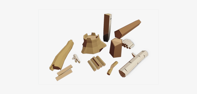 114 Wood Prefabs The Same Lod Prefabs - Lumber, transparent png #2399787