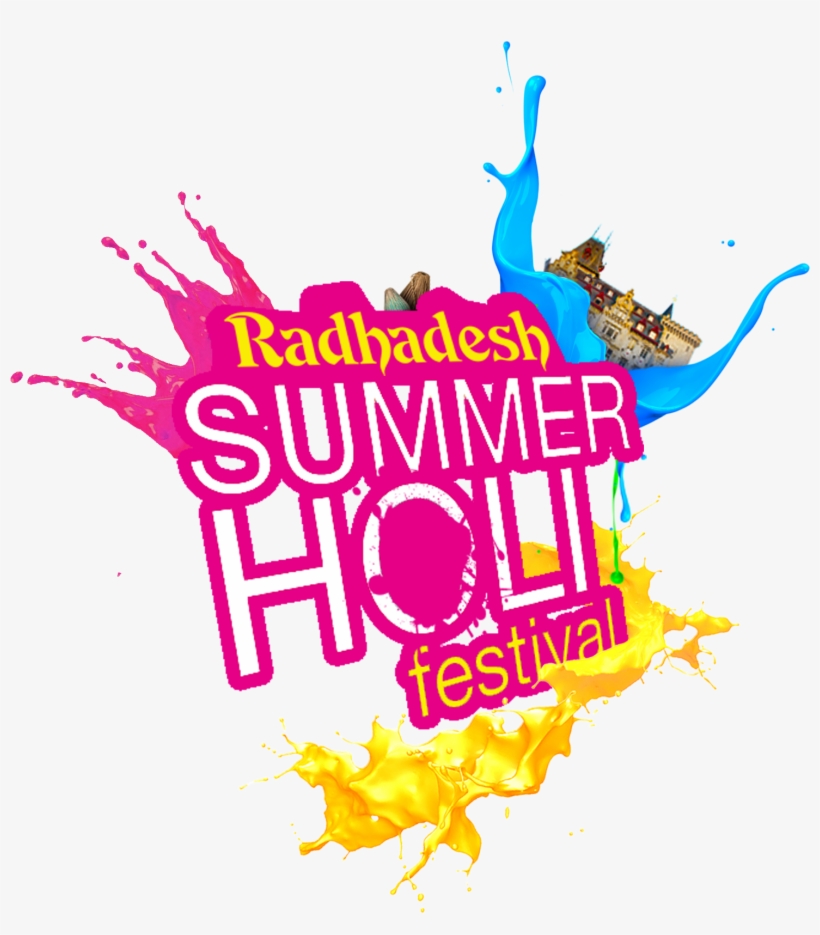 Holi Radhadesh - Holi Festival Logo Png, transparent png #240059