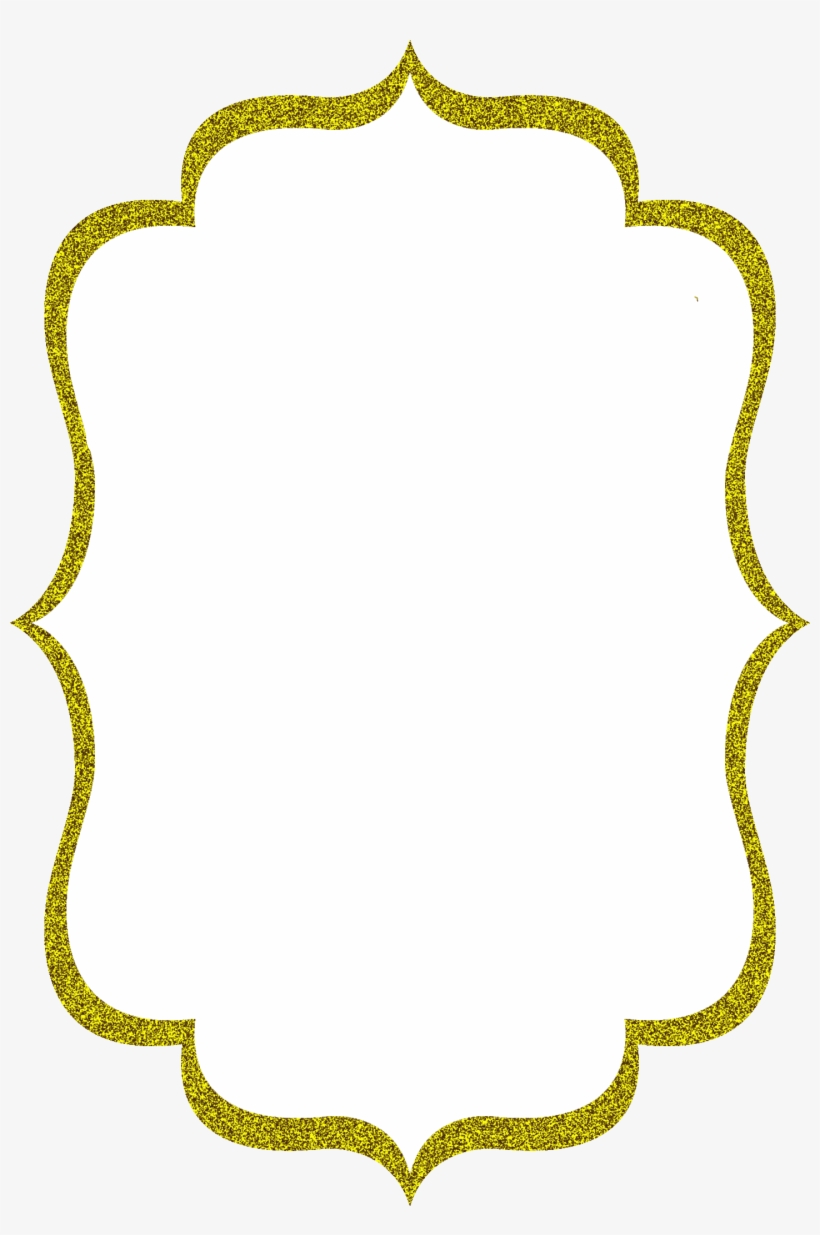 Gold Sparkles Png Download - Gold Glitter Frame Png, transparent png #240181