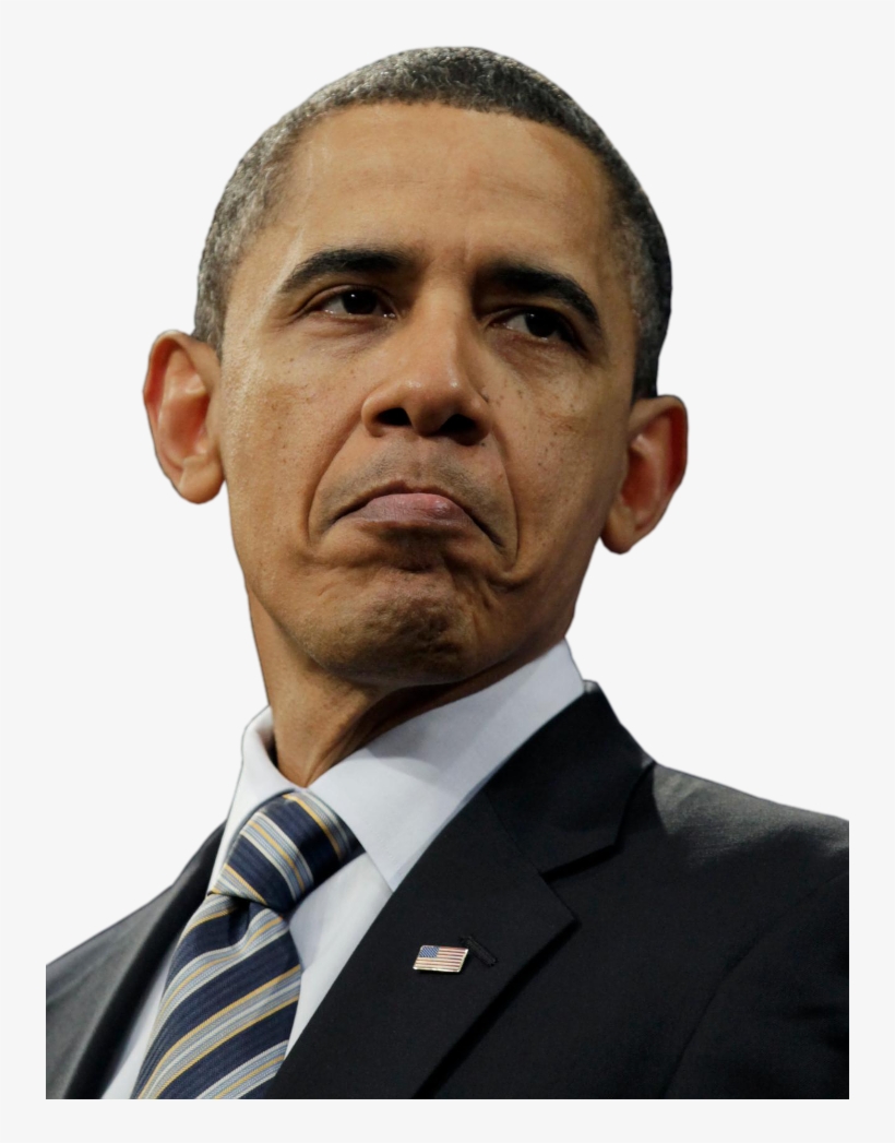 Clip Art Free Library Obama Frown Render By Kernelpanicx - Barack Obama Head Png, transparent png #240243